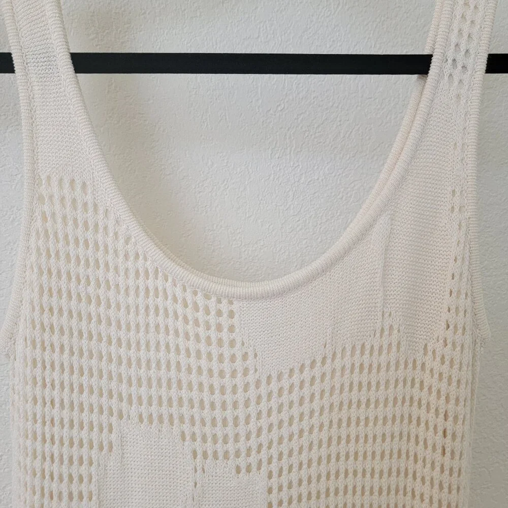 Z SUPPLY Praya Fleur Crochet Midi Dress in Natural XS BRAND NEW - Picture 6 of 13